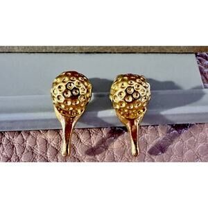Vintage Earrings Gold Tone